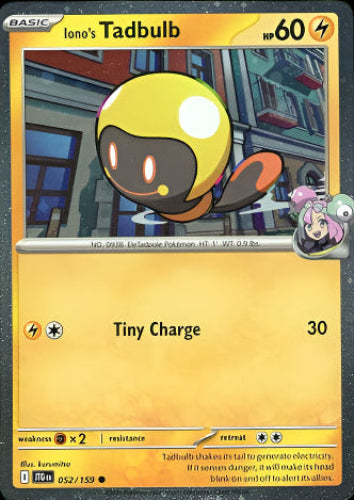 Iono's Tadbulb 052/159 Journey Together Holo Promo