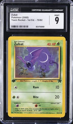CGC 9 ZUBAT TEAM ROCKET 1ST ED