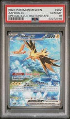 PSA 10 ZAPDOS EX SPECIAL ILLUSTRATION RARE