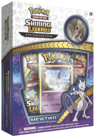 Shining Legends Mewtwo Pin Collection - ZardoCards