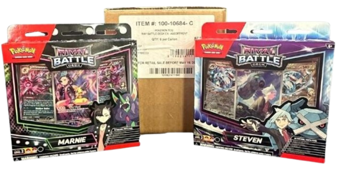 Sealed Case Rival Battle Deck Marnie/Steven (3 of each)