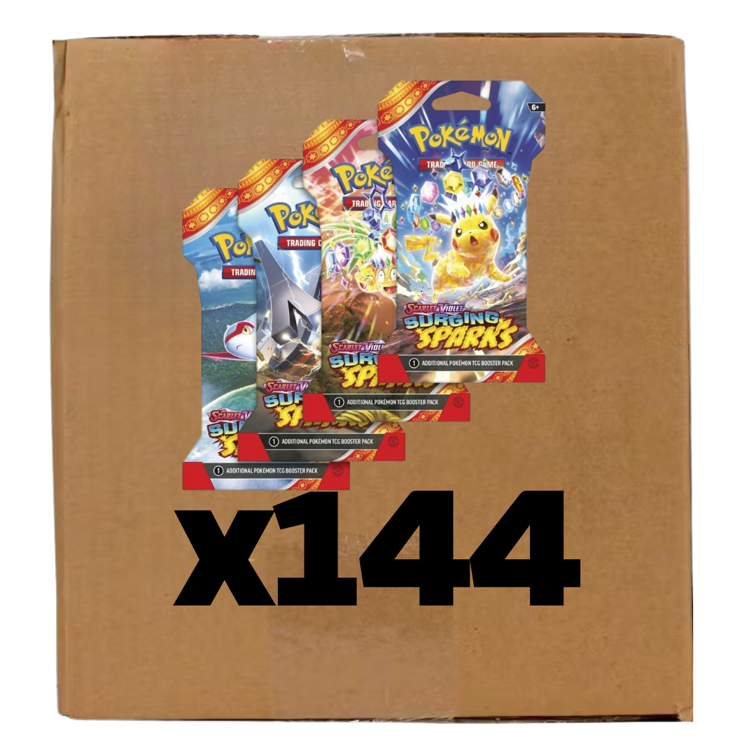 Sealed Case Surging Sparks Sleeved Pack