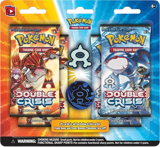 Double Crisis Team Aqua Pin 4-Pack Blister