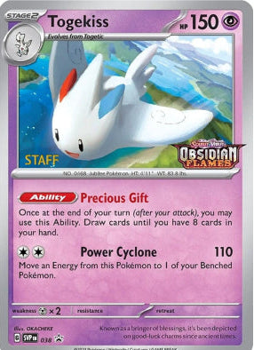 Togekiss - SVP038 - Prerelease Promo STAFF