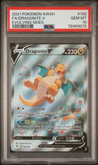 PSA 10 FA/DRAGONITE V EVOLVING SKIES