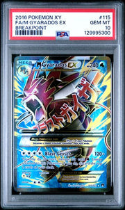 PSA 10 FA/M GYARADOS EX BREAKPOINT
