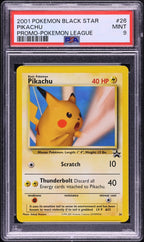PSA 9 PIKACHU PROMO-POKEMON LEAGUE