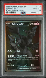 PSA 10 ZEKROM BLACK WHITE RARE