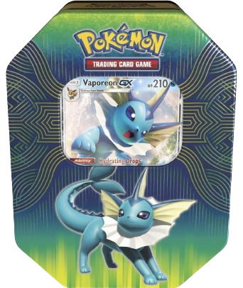 Vaporeon Gx Elemental Power Tin