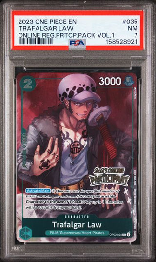 PSA 7 TRAFALGAR LAW ONLINE REG.PRTCP.PACK VOL.1