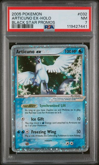 PSA 7 ARTICUNO EX HOLO BLACK STAR PROMO