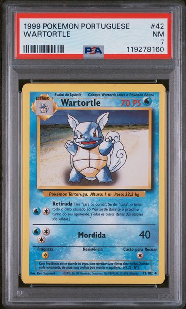 PSA 7 WARTORTLE