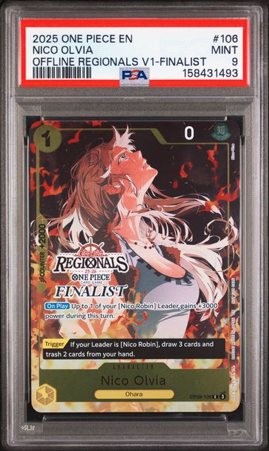 PSA 9 NICO OLVIA ONLINE REGIONALS V1-FINALIST