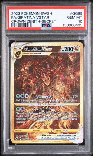 PSA 10 FA/GIRATINA VSTAR CROWN ZENITH