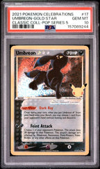 PSA 10 UMBREON-GOLD STAR CLASSIC COLL-POP SERIES 5