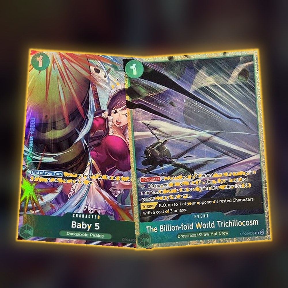 one piece green cards